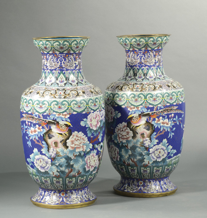 A MONUMENTAL PAIR OF CHINESE CLOISONNE 16fd7e