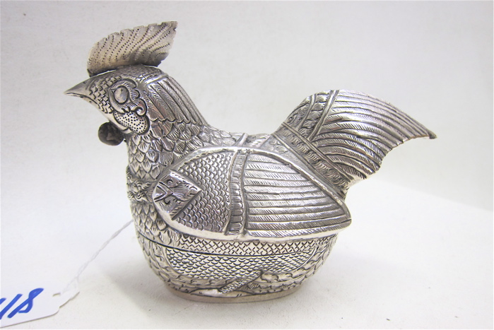 STERLING SILVER COVERED CHICKEN 16fdbc