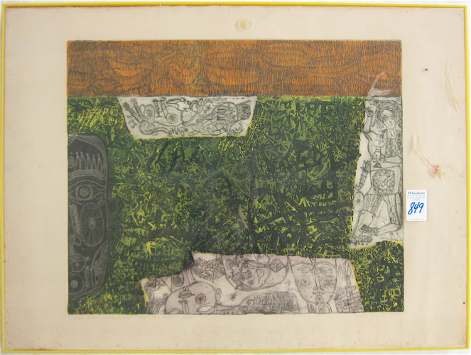 JYOTI BHATT COLORED LITHOGRAPH 16fde2