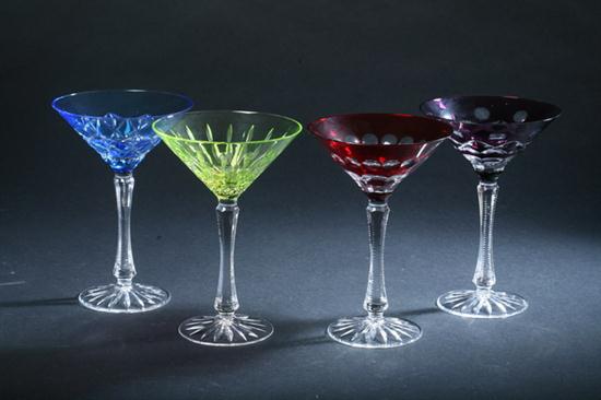 SET FOUR FABERG CRYSTAL MARTINI 16fe6b