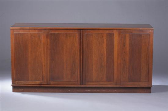 MID CENTURY MODERN FRUITWOOD CREDENZA  16ff4e