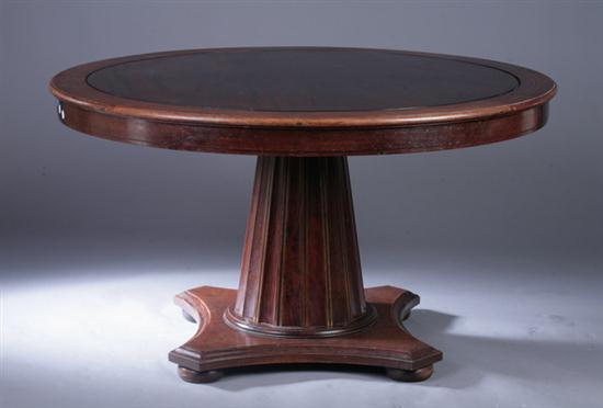 REGENCY STYLE MAHOGANY PEDESTAL