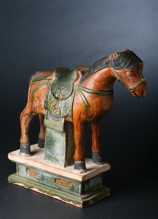 CHINESE SANCAI FIGURE OF HORSE.