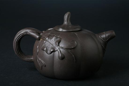 CHINESE YIXING TEA POT. Impressed