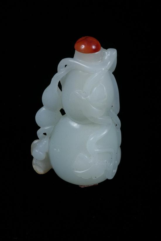 CHINESE CELADON JADE DOUBLE GOURD 170003