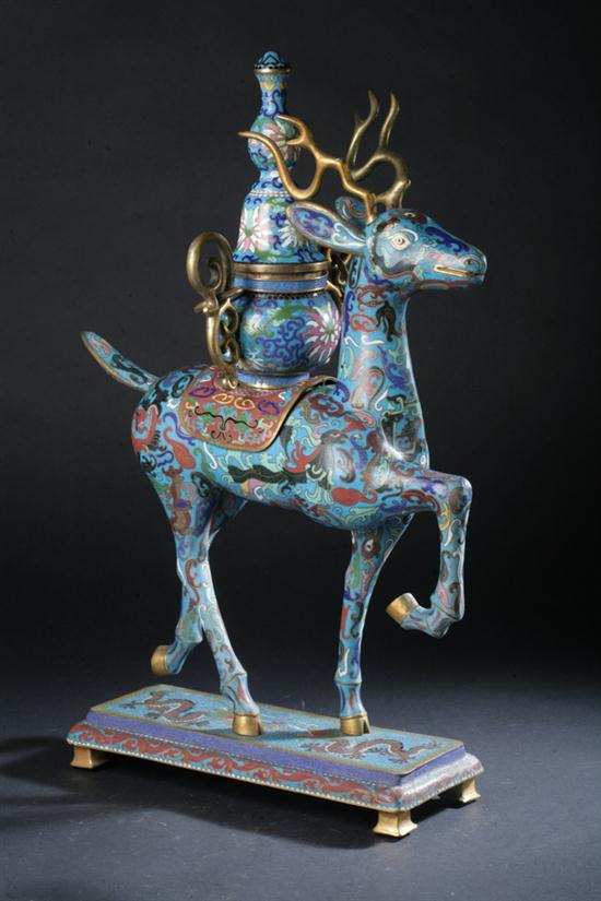 CHINESE CLOISONN? ENAMEL FIGURE