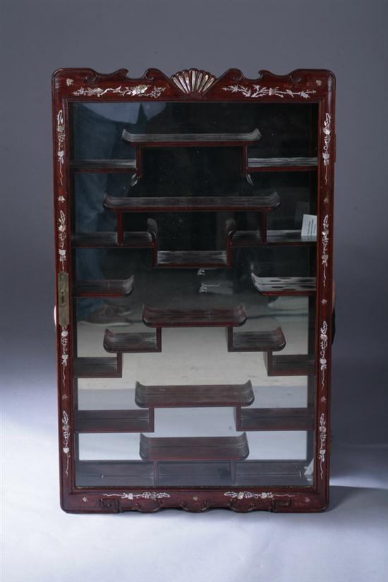 CHINESE ROSEWOOD WALL CABINET  170052