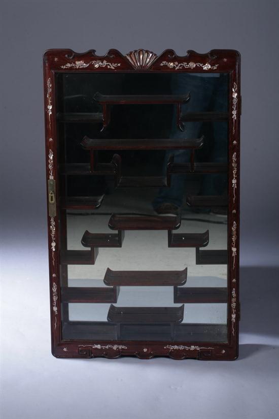 CHINESE ROSEWOOD WALL CABINET  170053