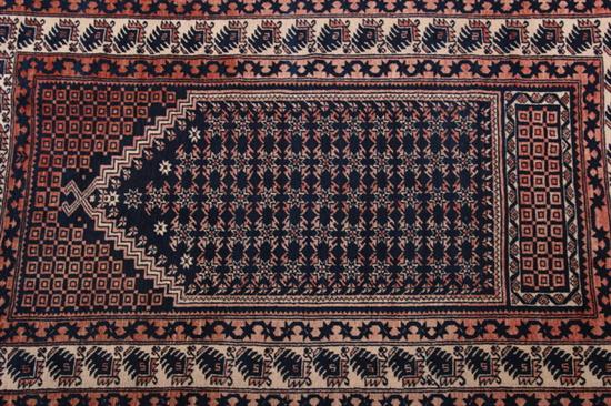 TURKISH RUG mid 20th century. With