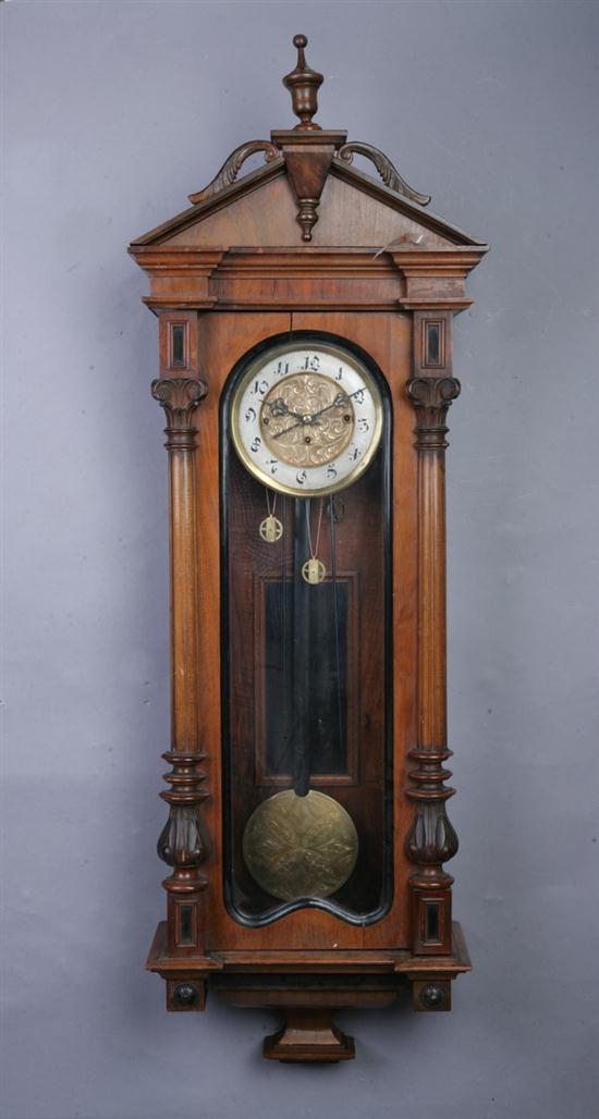 VICTORIAN WALL CLOCK Late 19th 170134