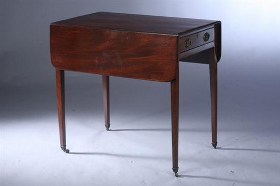 GEORGE III MAHOGANY PEMBROKE TABLE 170140