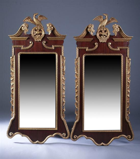 PAIR GEORGE II STYLE PARCEL GILT 170143