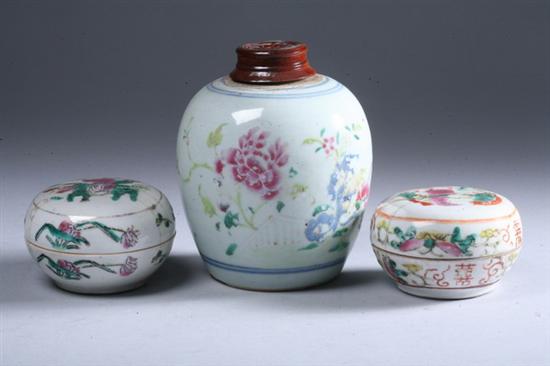 CHINESE FAMILLE ROSE PORCELAIN