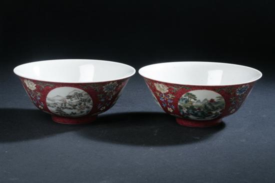 PAIR CHINESE FAMILLE ROSE PORCELAIN 1701f6