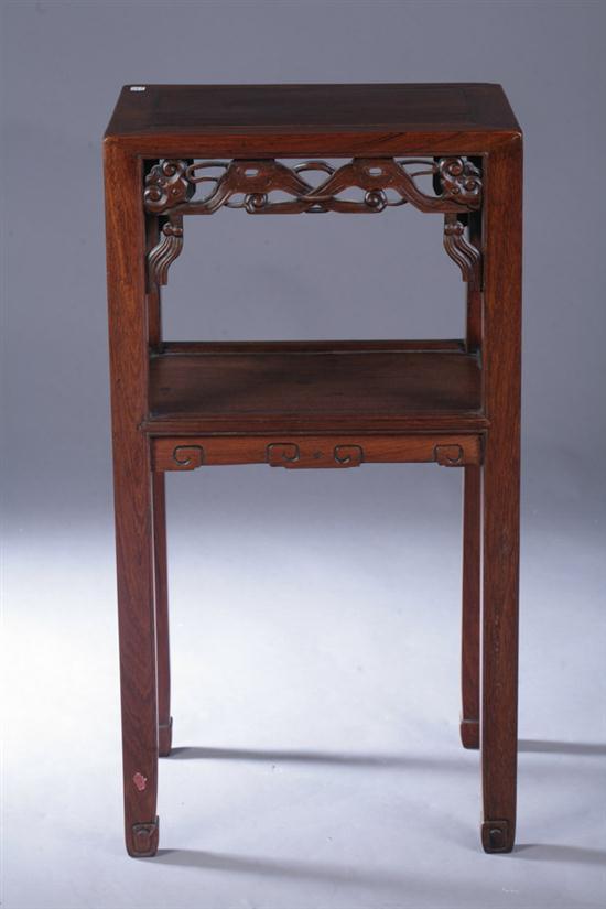 CHINESE ROSEWOOD STAND 19th century  17026b