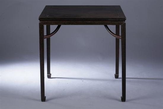 CHINESE HARDWOOD GAME TABLE 19th