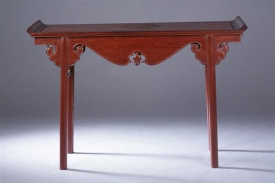 CHINESE ROSEWOOD ALTAR TABLE carved 17026f