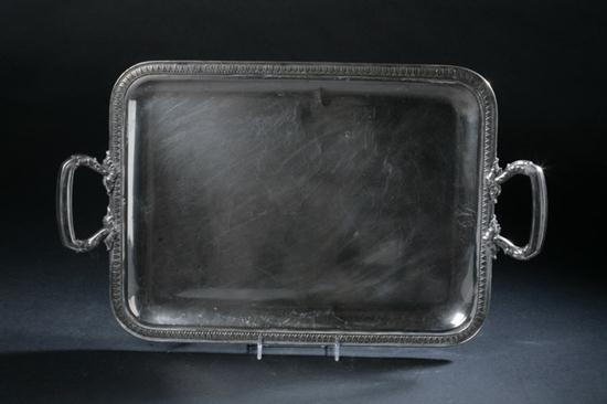 SOUTH AMERICAN SILVER TRAY Probably