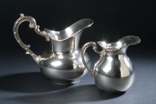 TWO PERUVIAN STERLING SILVER WATER 1702ca