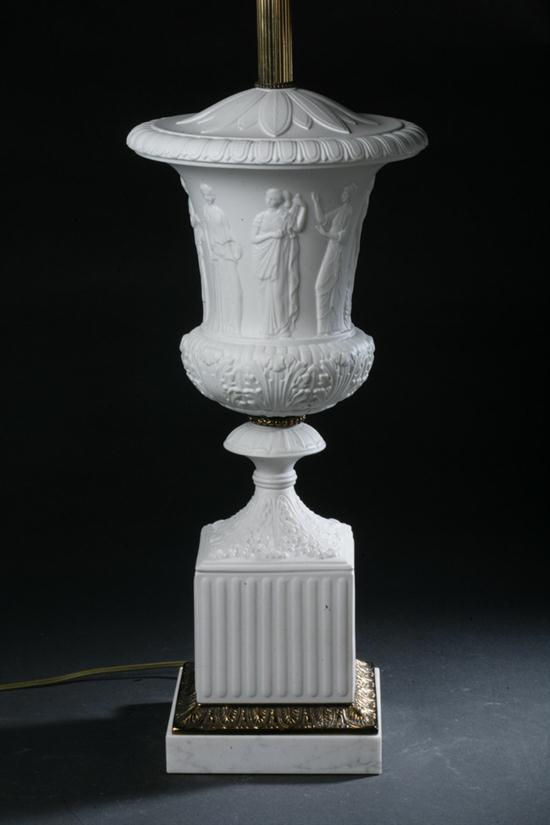 NEO-CLASSICAL STYLE BISQUE PORCELAIN