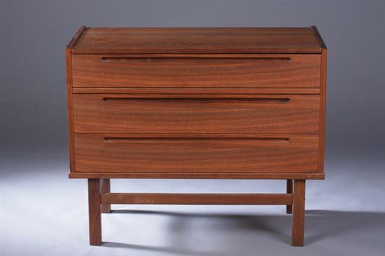 DANISH MODERN TEAKWOOD WARDROBE AND