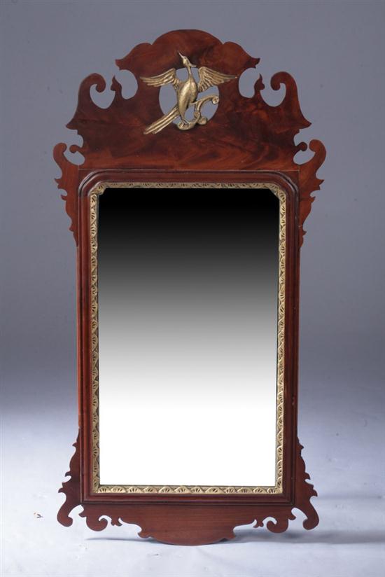 CHIPPENDALE MAHOGANY AND PARCEL GILT 1703f3