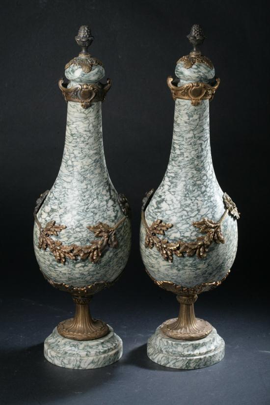 PAIR FRENCH BRONZE DOR MOUNTED 170445