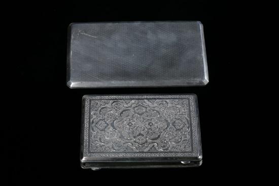 PERSIAN SILVER BOX TOGETHER WITH 17049f