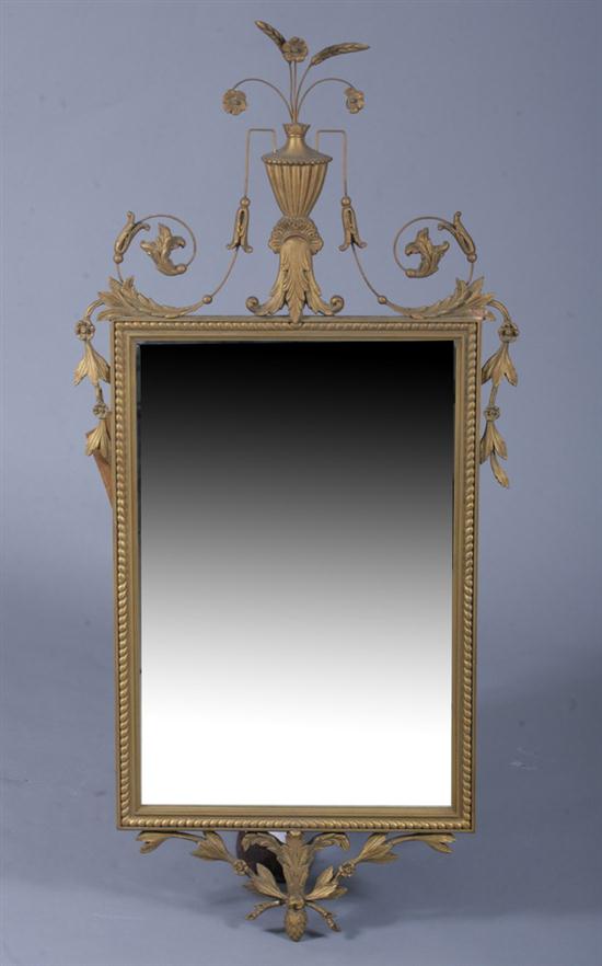 REGENCY GILT WOOD LOOKING GLASS 1704b8