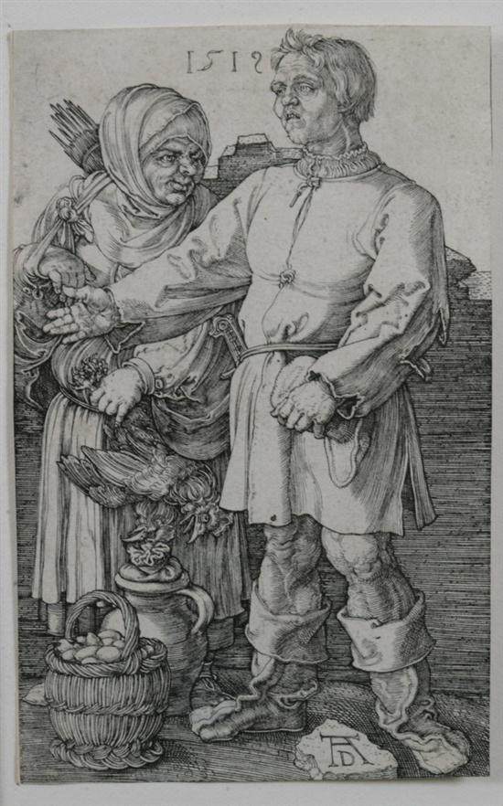 ALBRECHT D?RER (German 1471-1528). PEASANT