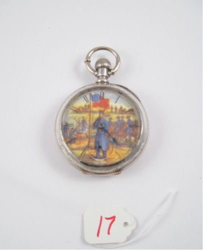 COIN SILVER OPENFACE POCKET WATCH 170500