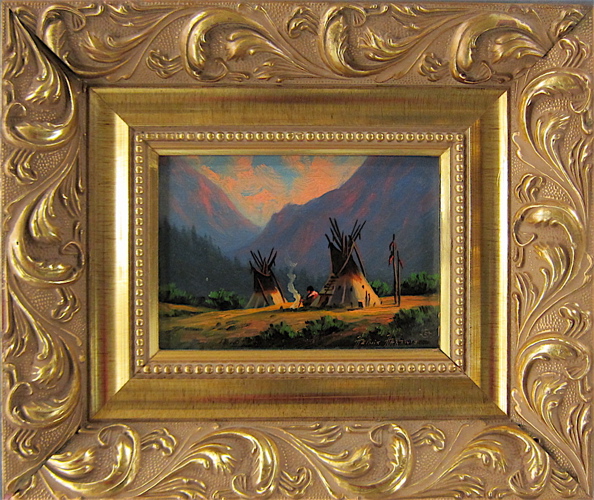 HEINIE HARTWIG OIL ON MASONITE 17053c