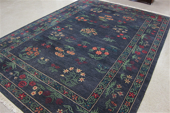 HAND KNOTTED ORIENTAL CARPET Indo Persian 17053e
