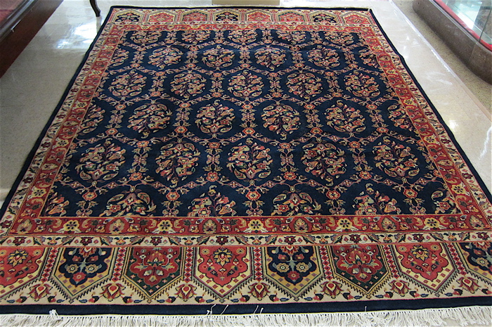 HAND KNOTTED ORIENTAL CARPET Indo Sarouk 17056e