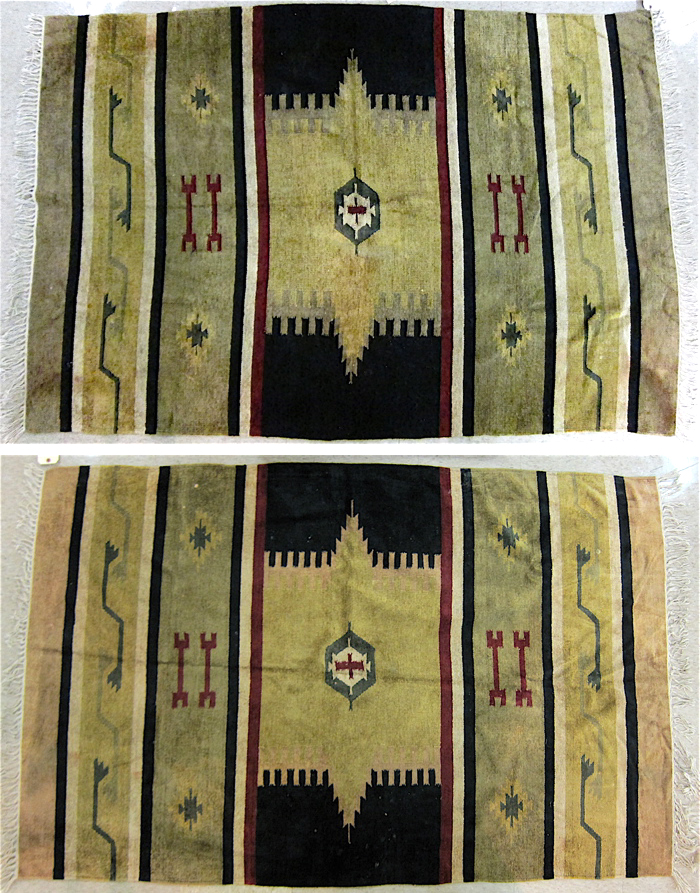 A PAIR OF AREA RUGS Native American 1705ee