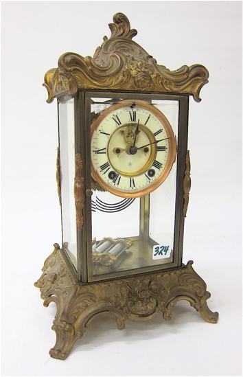 CRYSTAL REGULATOR MANTEL CLOCK