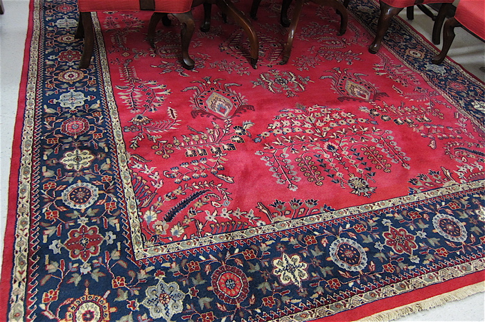 HAND KNOTTED ORIENTAL CARPET Indo Sarouk 1706a3