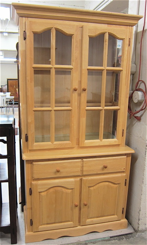 CHINA DISPLAY CABINET ON BUFFET