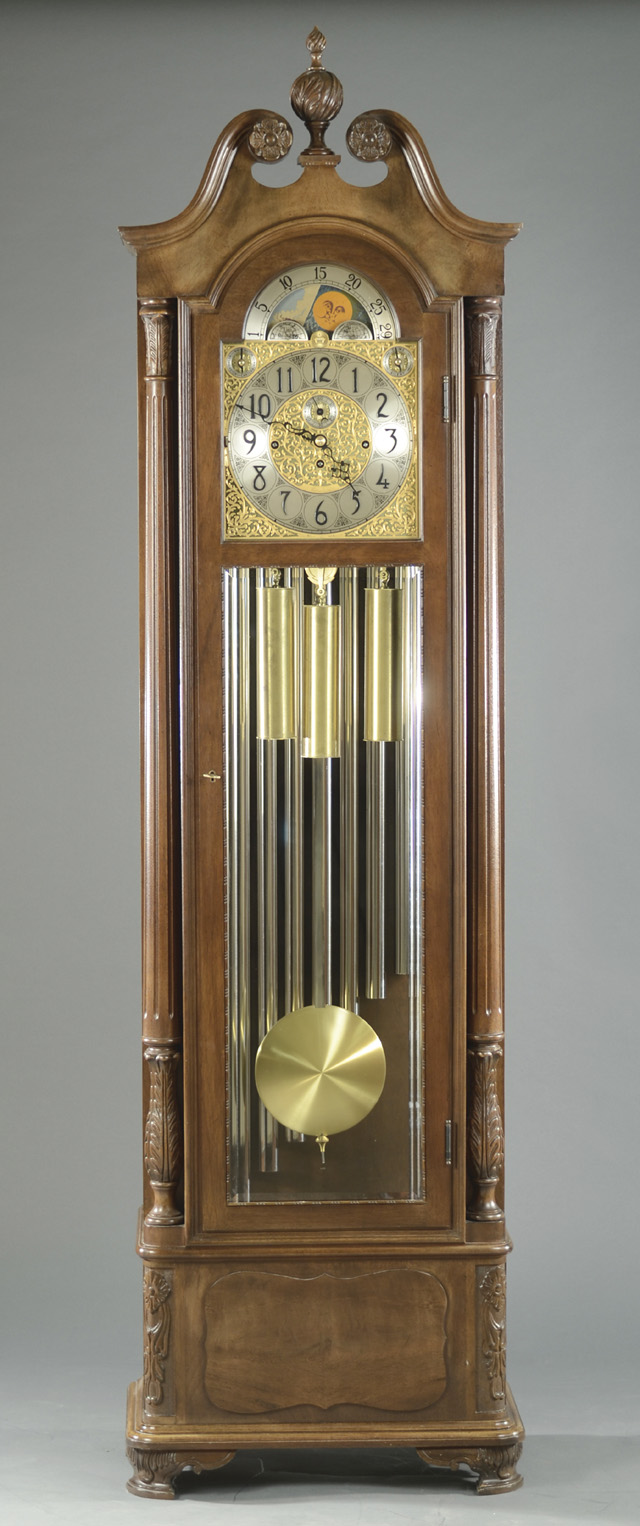 HERSCHEDE TALL CASE FLOOR CLOCK Haverford