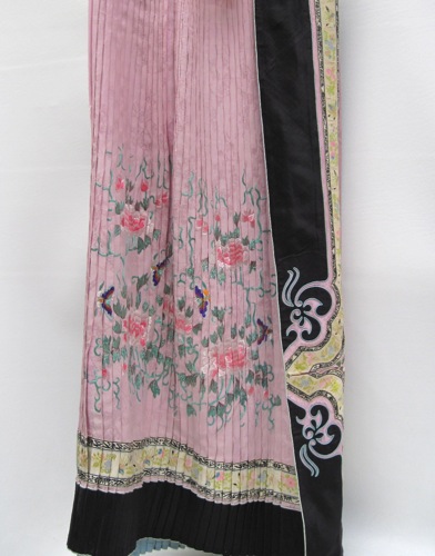 CHINESE LADY'S SILK SKIRT pleated