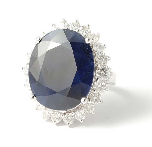 DIAMOND BLUE SAPPHIRE AND FOURTEEN 170802