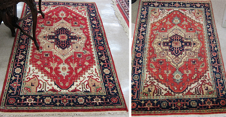 TWO SIMILAR HAND KNOTTED ORIENTAL 17081e