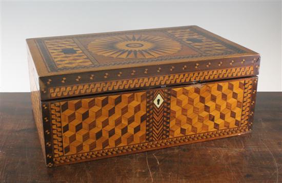 A 19th century parquetry inlaid 170874