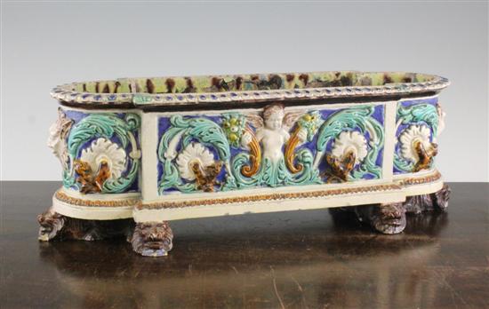 A French Palissy style faience 1708b0