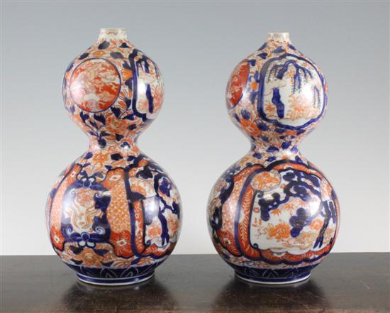 A pair of Japanese Imari double 1708d7