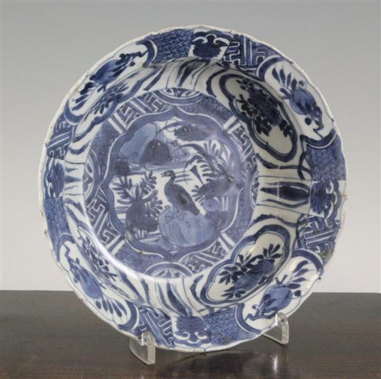 A Chinese Kraak blue and white 1708f7