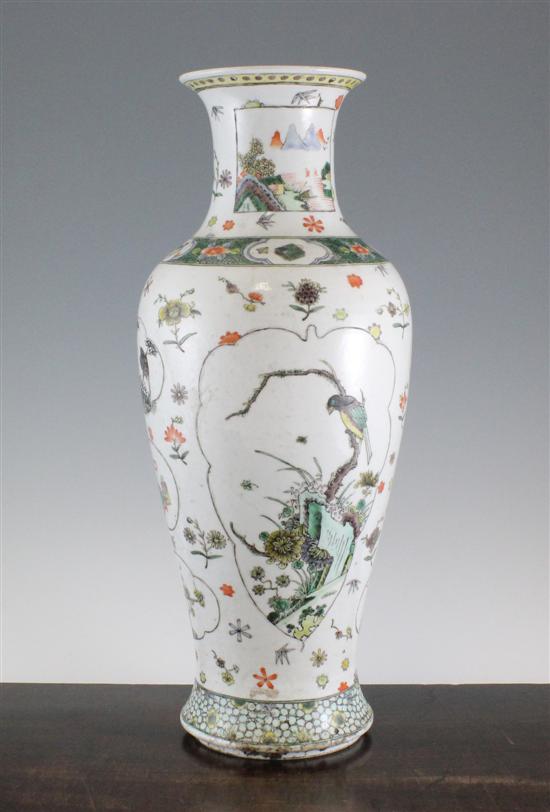 A Chinese famille verte baluster 170908