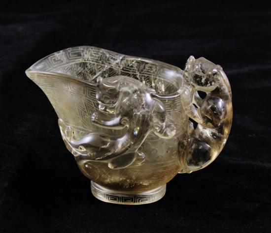 A Chinese rock crystal pouring 170953