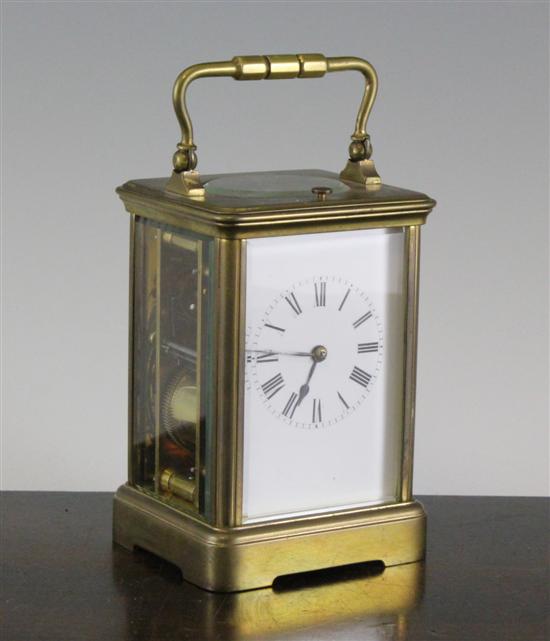 An Edwardian brass hour repeating 170978