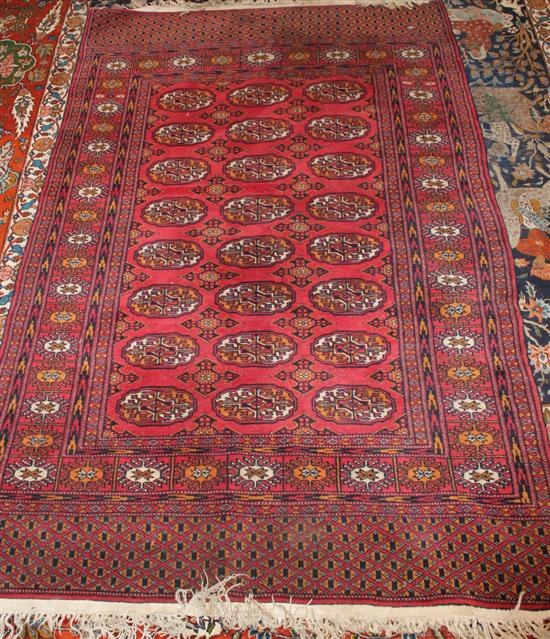 A Bokhara rug with field of twenty 170989